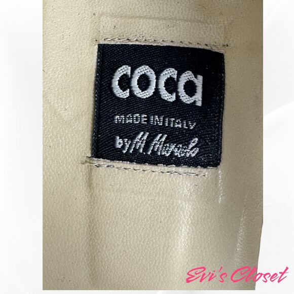 CocoBy Maraolo Women's Pumps Made In Italy Off White Cream Size 40  US 9.95 - Picture 6 of 7